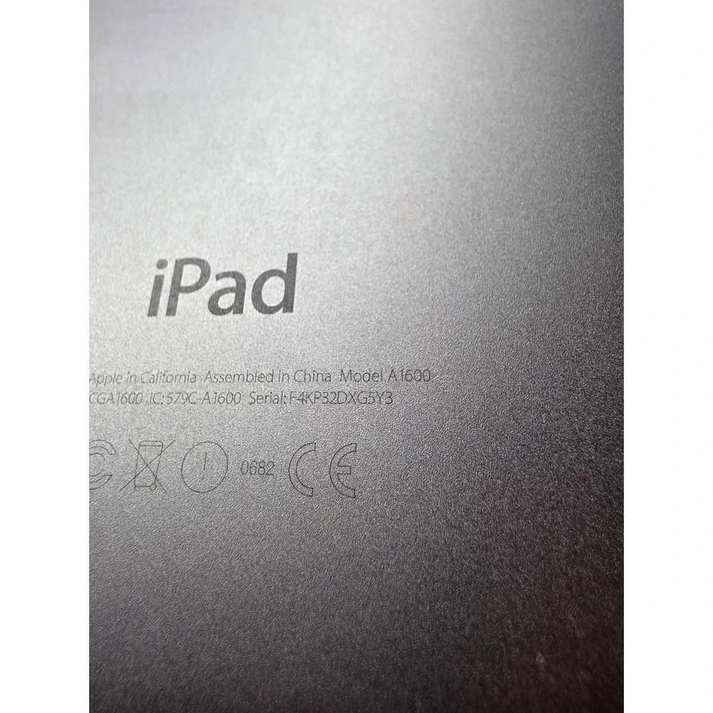 Apple iPad mini‎ 3 Space Gray 16GB Wi-Fi Cellular Model A1600 Tablet